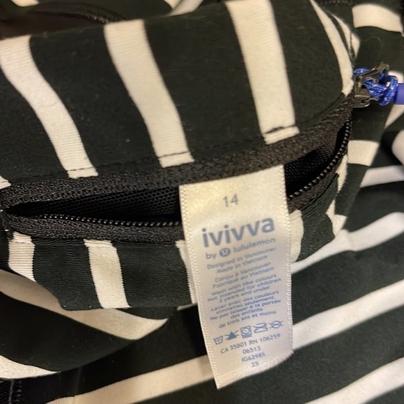 Ivivva by lululemon athletic cropped leggings size 14 - Picture 8 of 8